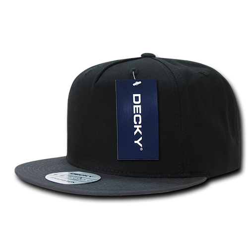 1064-5 Panel High Profile Structured Cotton Blend Snapback