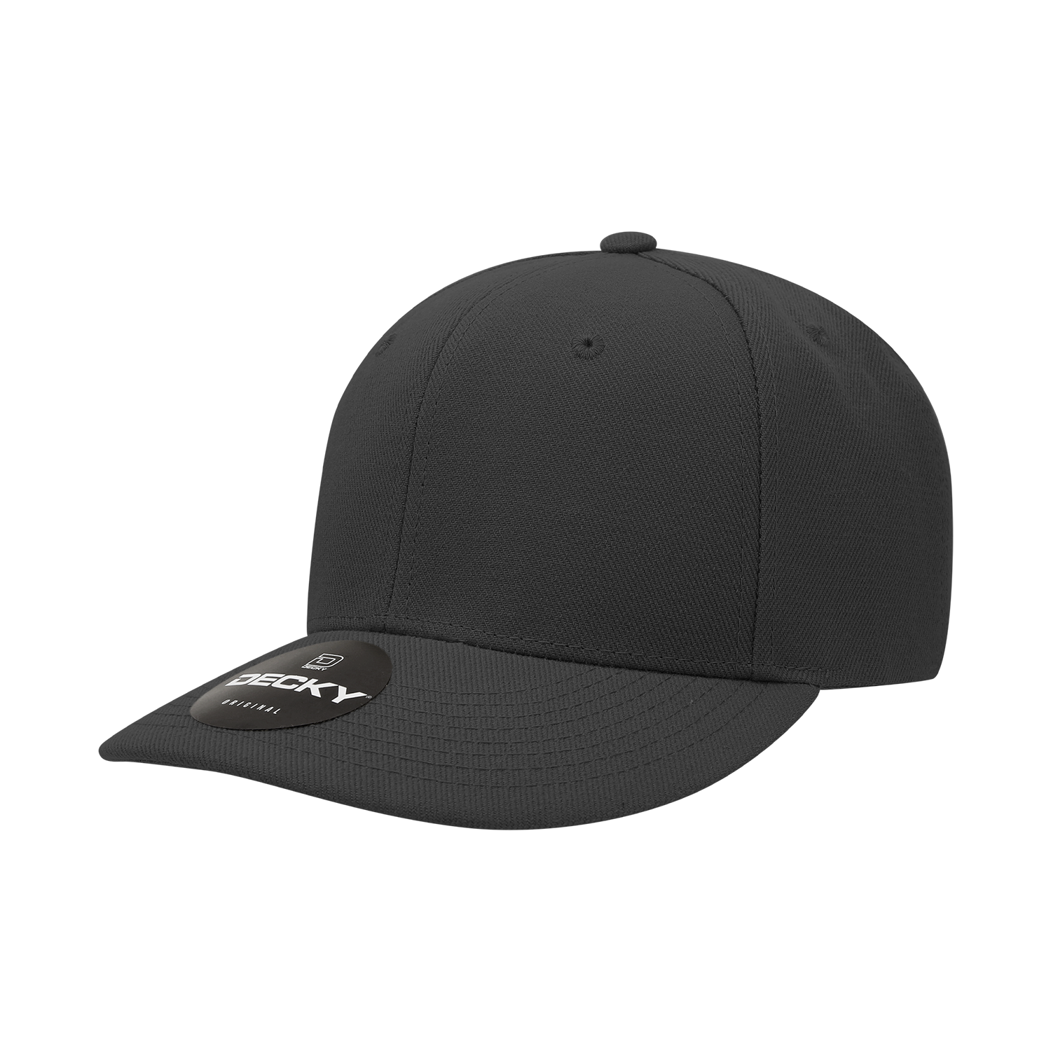 207-6 Panel Mid Profile Structured Acrylic/Polyester Cap