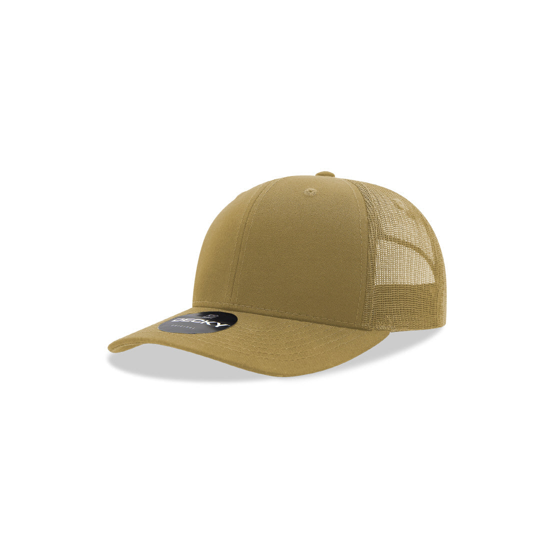 5019-Youth 6 Panel Mid Profile Structured Cotton Trucker