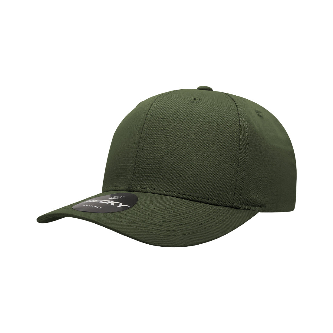 6022-6 Panel Mid Profile Structured Cotton Blend Cap