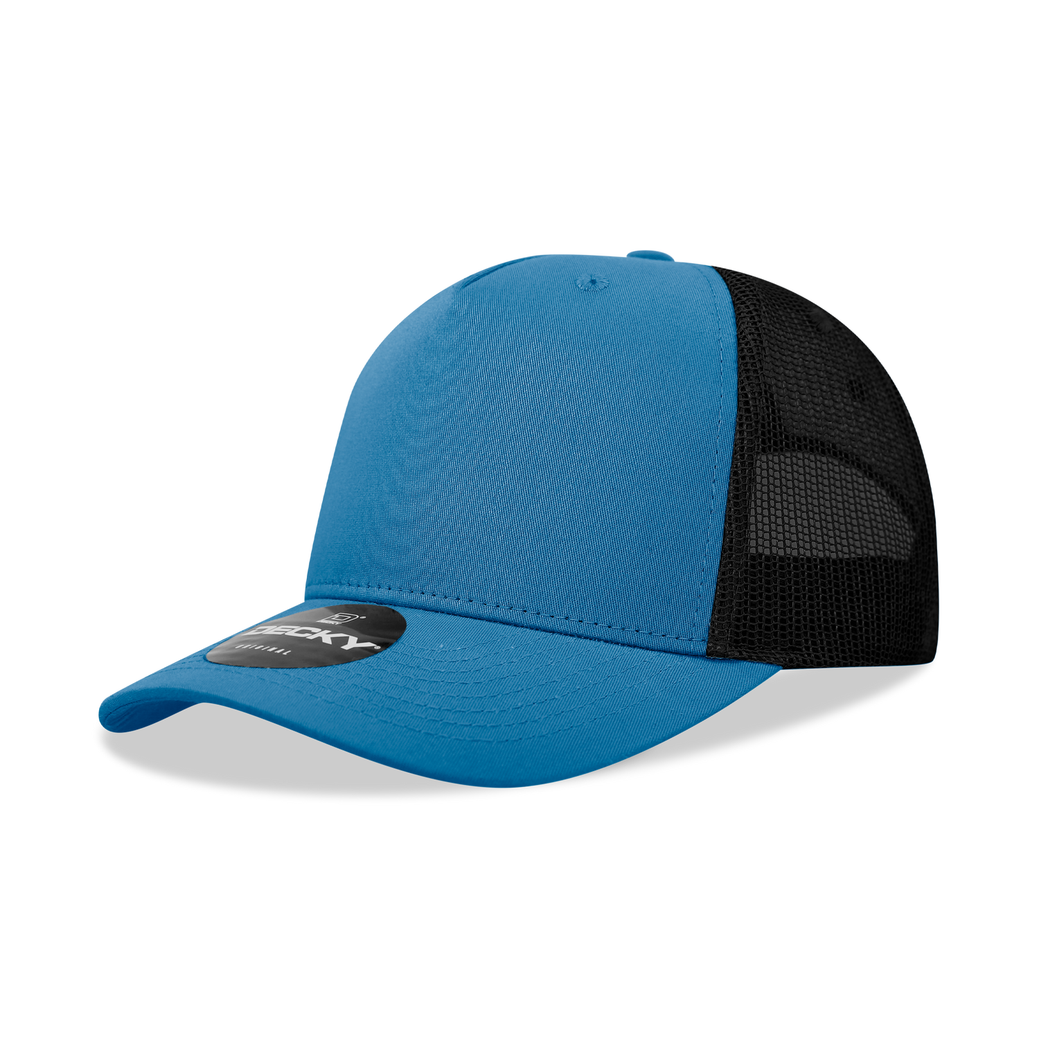 6030-5 Panel Mid Profile Structured Cotton Blend Trucker