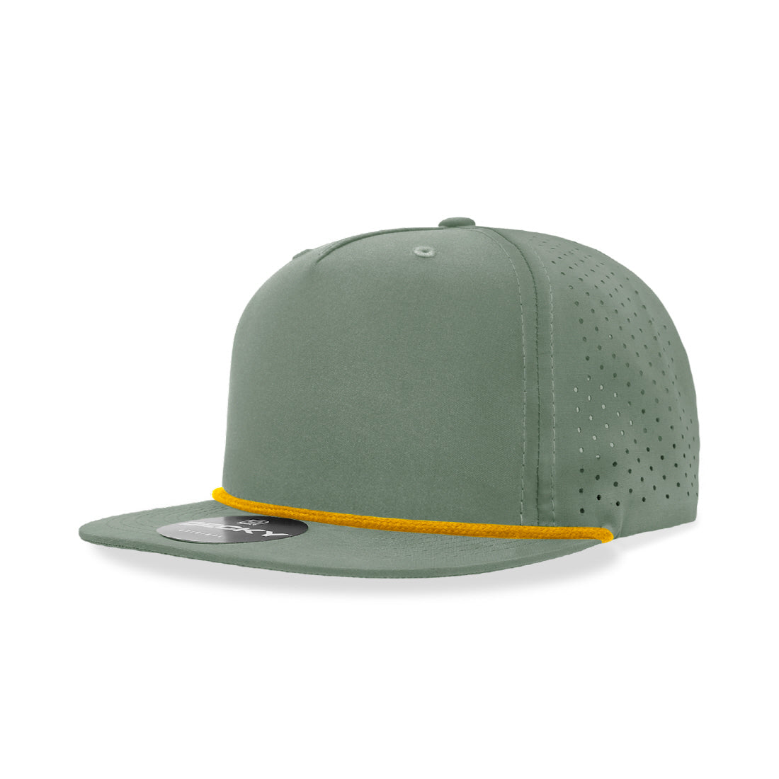 6226-5 Panel High Profile Relaxed Perforated Performance Rope Hat