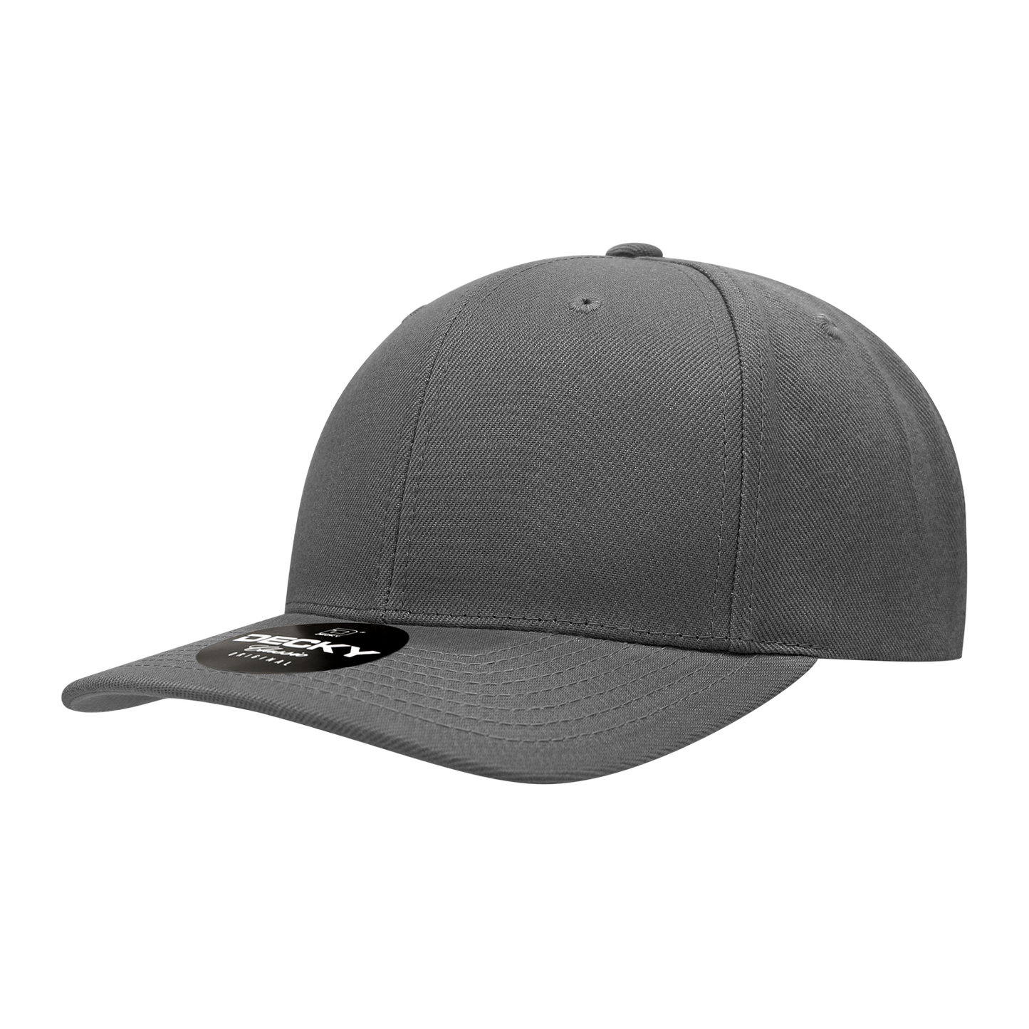 1015- 6 Panel Mid Profile Structured Acrylic/Polyester Snapback