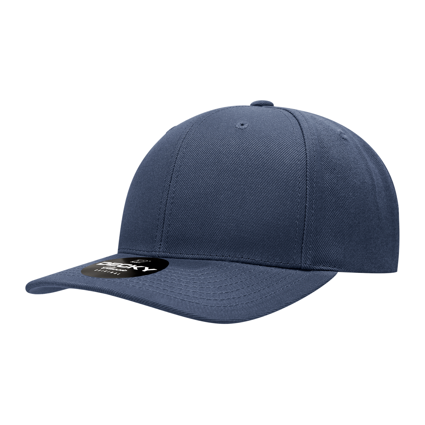 1015- 6 Panel Mid Profile Structured Acrylic/Polyester Snapback