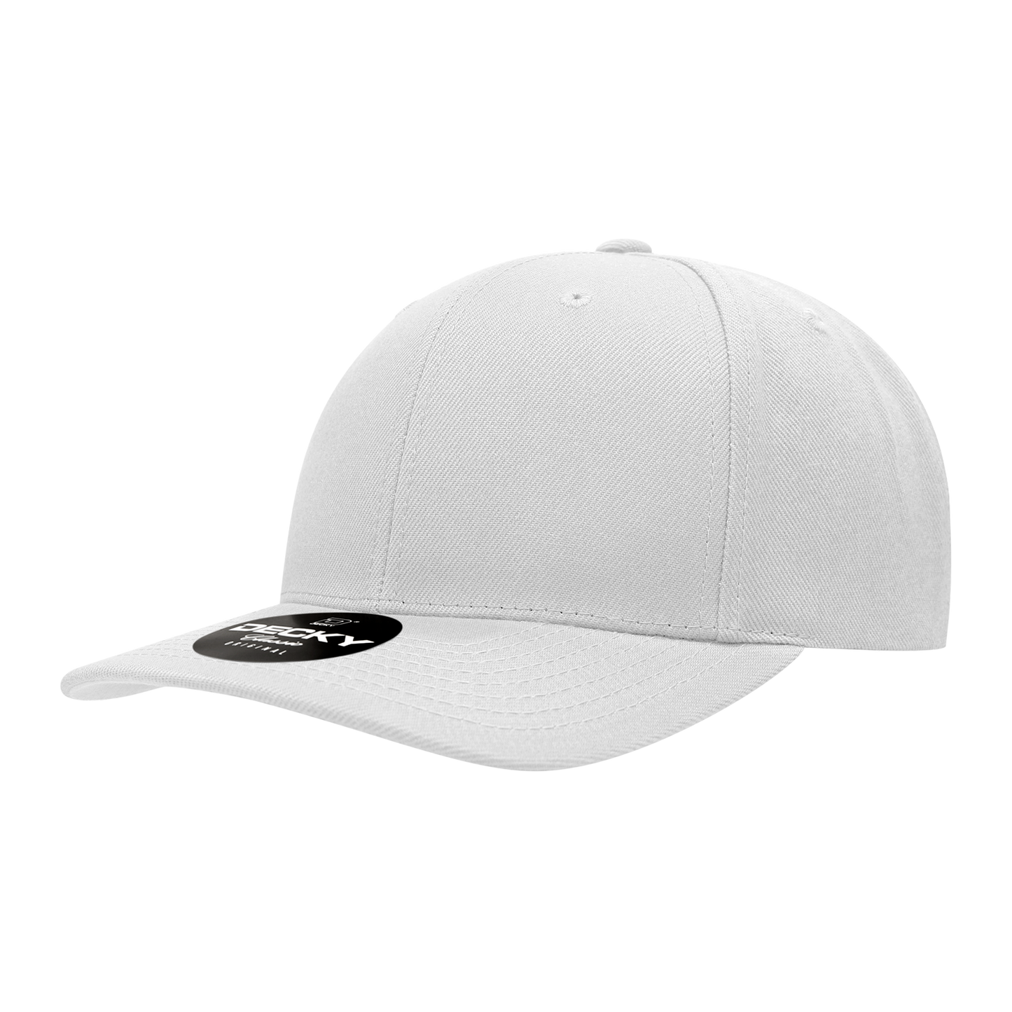 1015- 6 Panel Mid Profile Structured Acrylic/Polyester Snapback