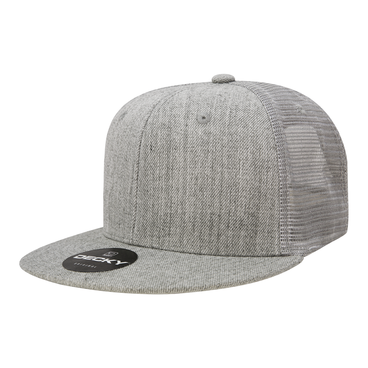 1052-6 Panel High Profile Structured Acrylic/Polyester Trucker Cap Hat