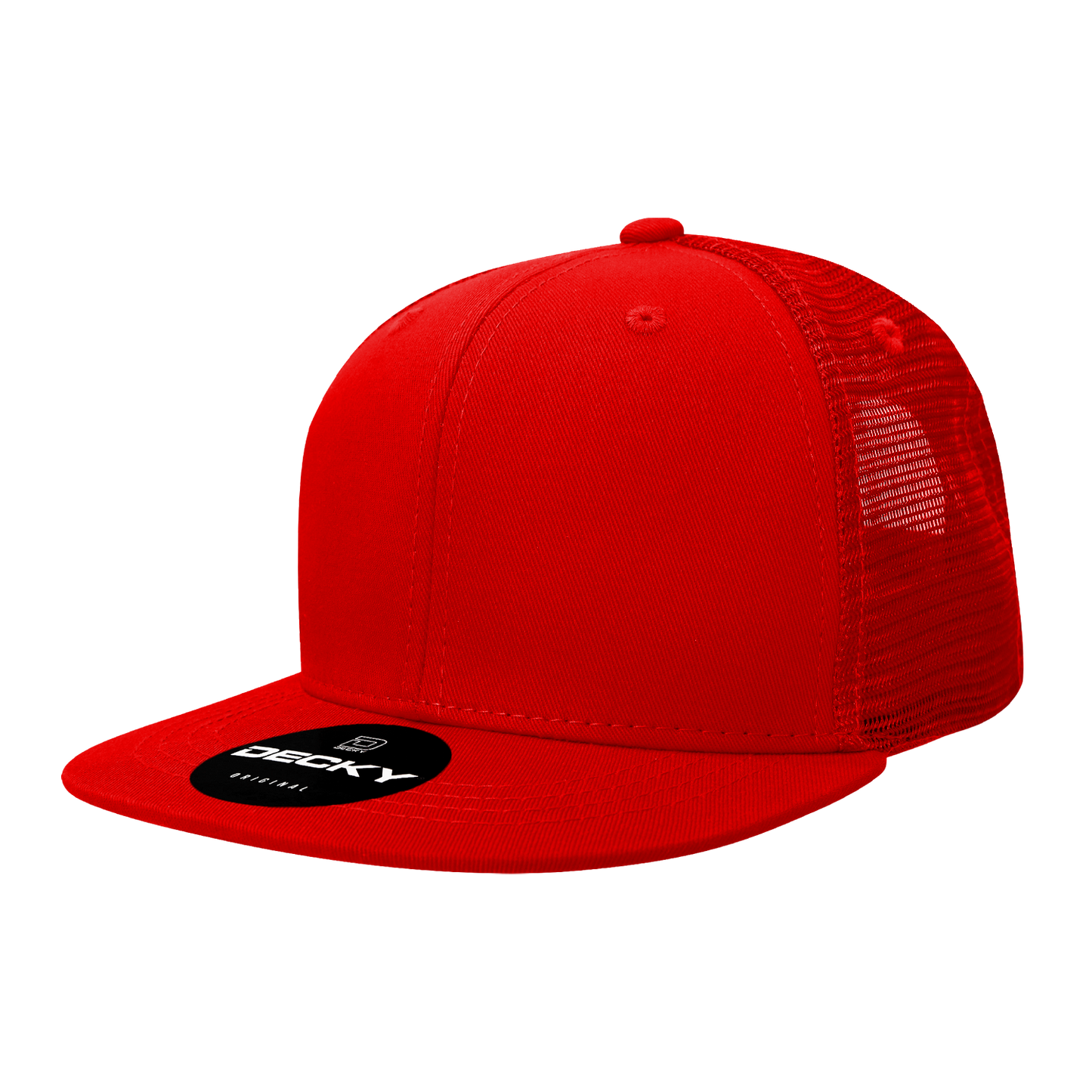 1052-6 Panel High Profile Structured Acrylic/Polyester Trucker Cap Hat