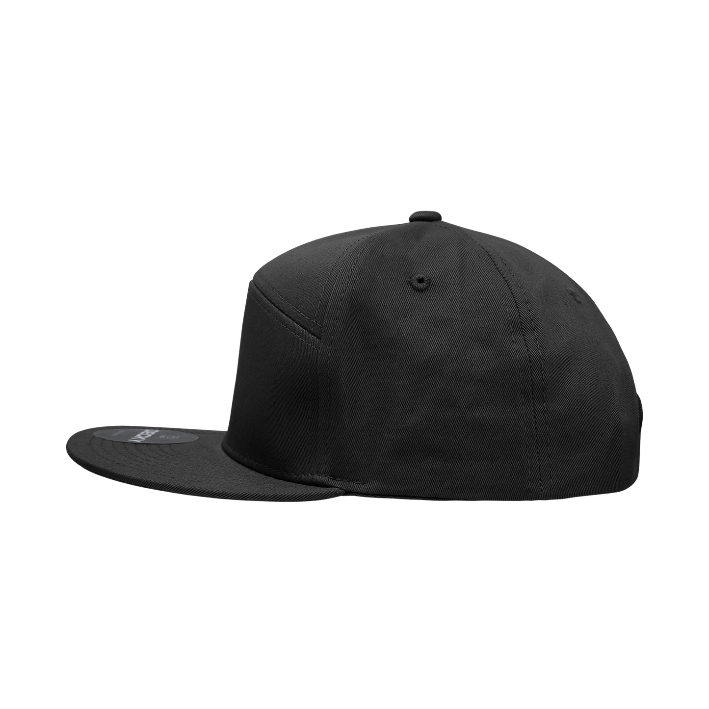 7 Panel High Profile Structured Cotton Blend Cap