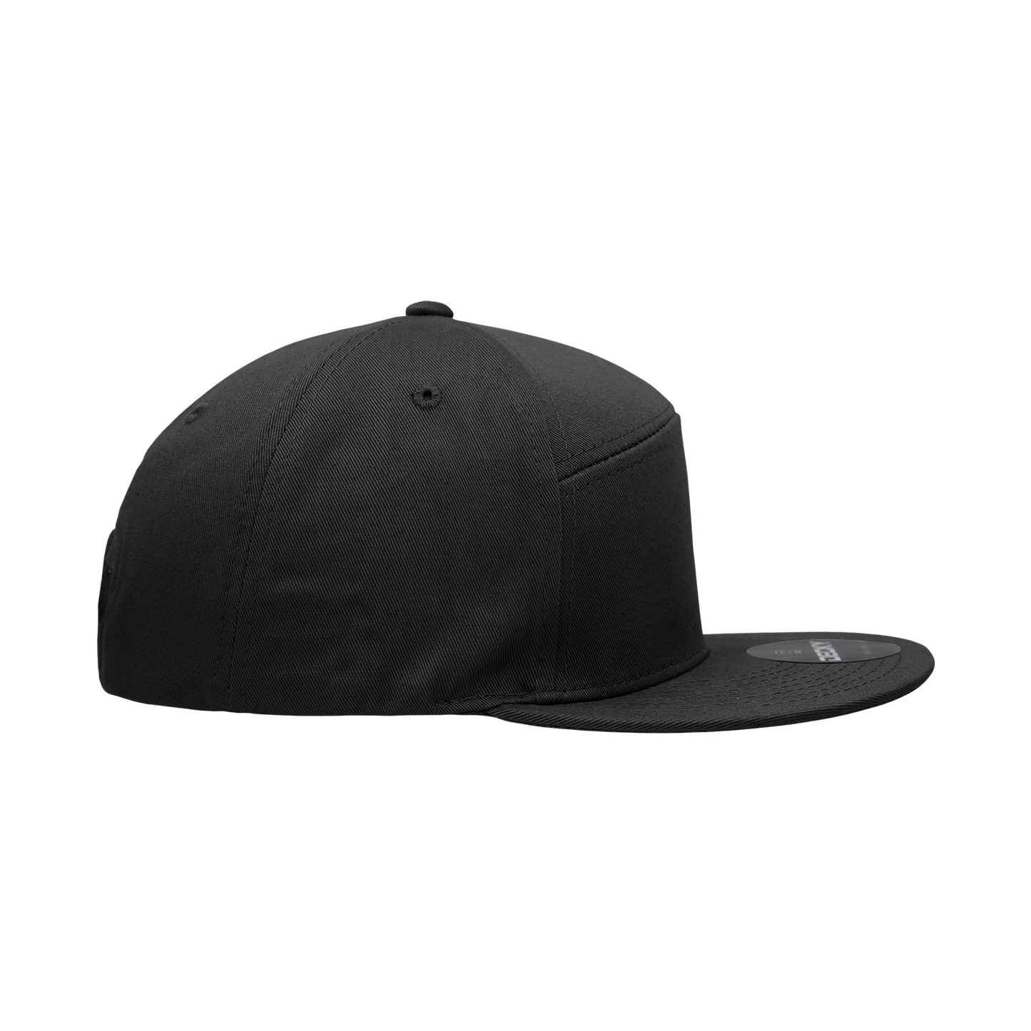 7 Panel High Profile Structured Cotton Blend Cap