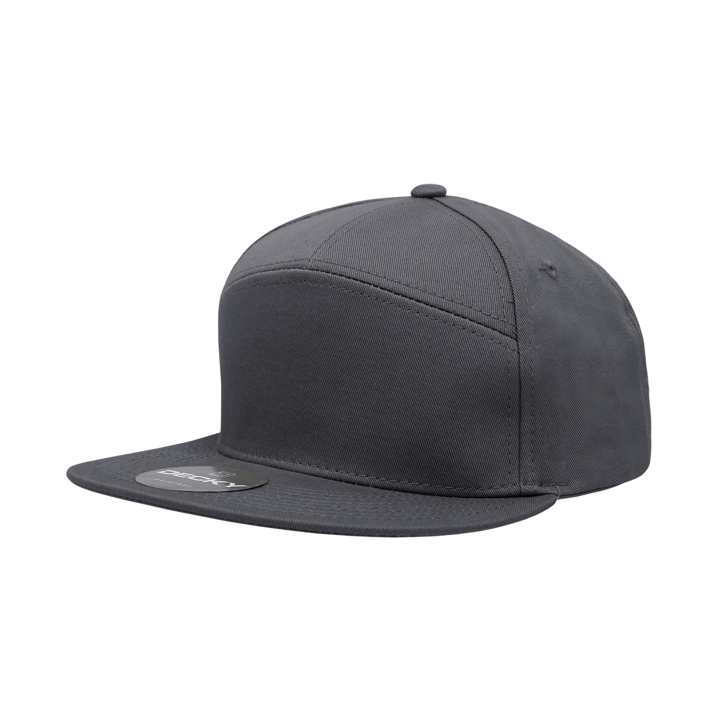 7 Panel High Profile Structured Cotton Blend Cap