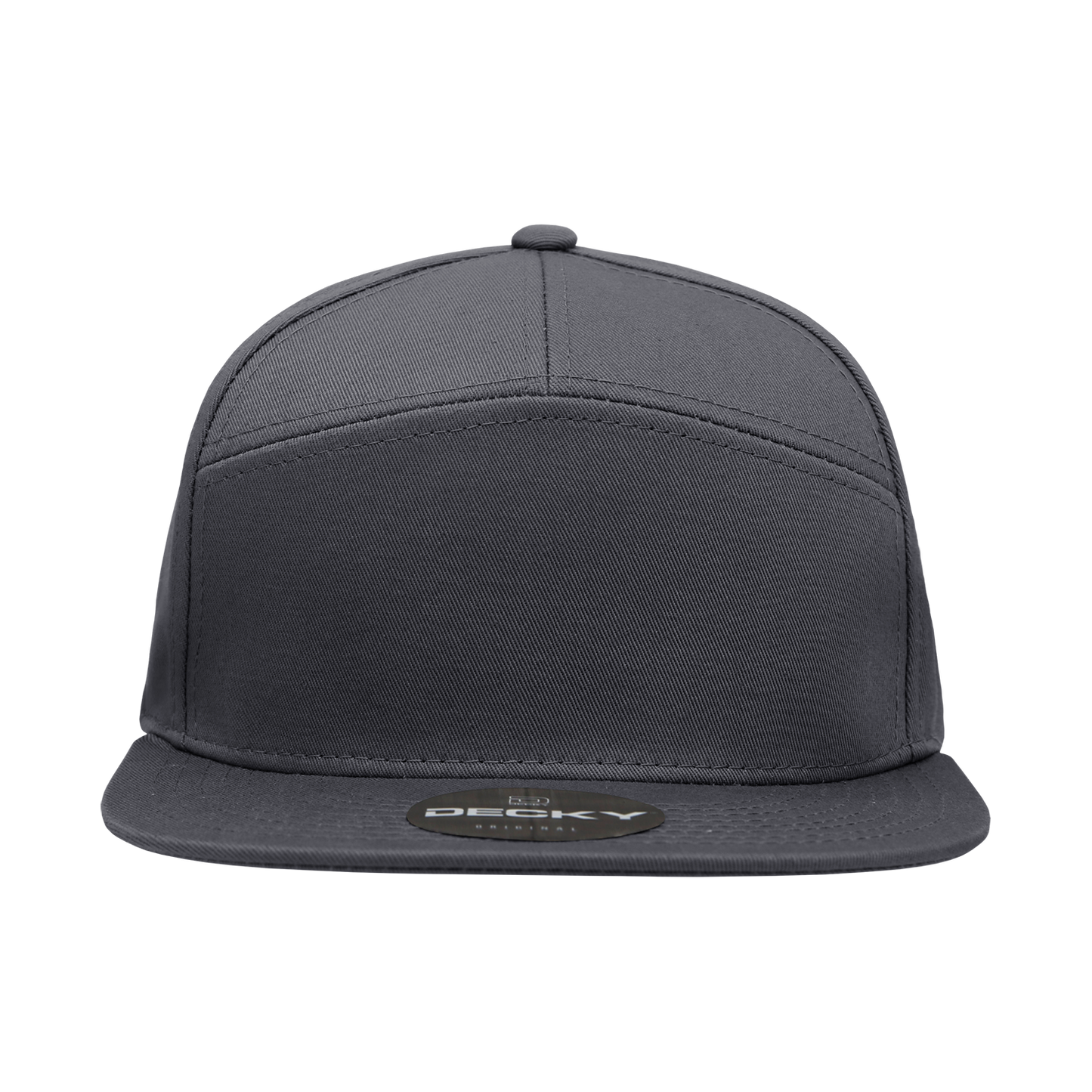 7 Panel High Profile Structured Cotton Blend Cap