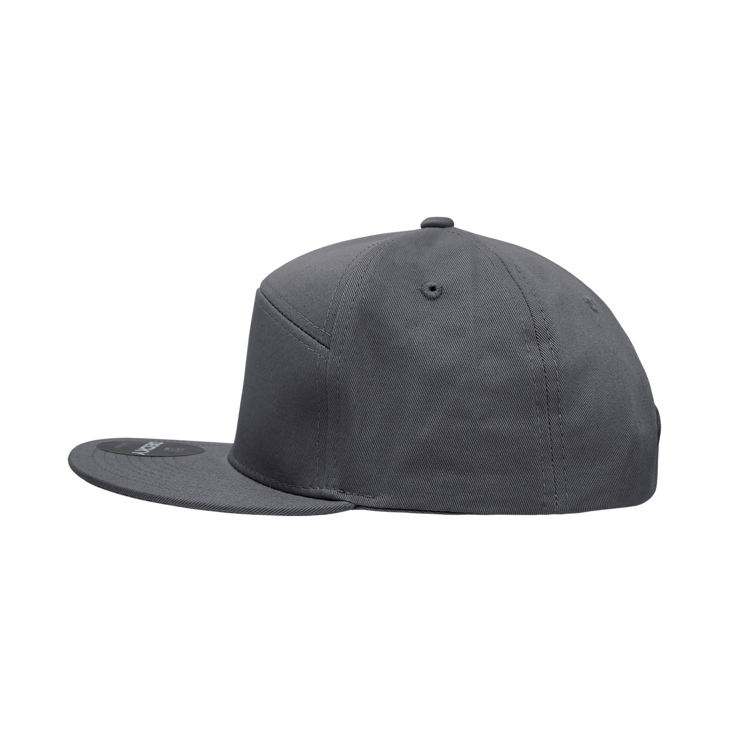 7 Panel High Profile Structured Cotton Blend Cap