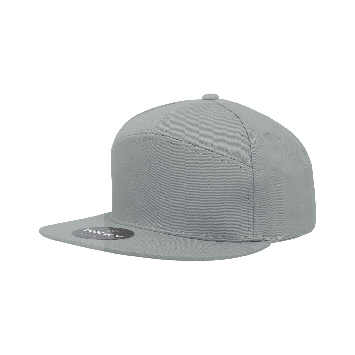 7 Panel High Profile Structured Cotton Blend Cap