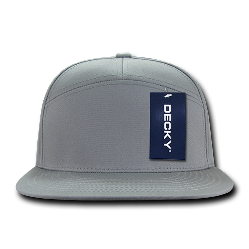 7 Panel High Profile Structured Cotton Blend Cap