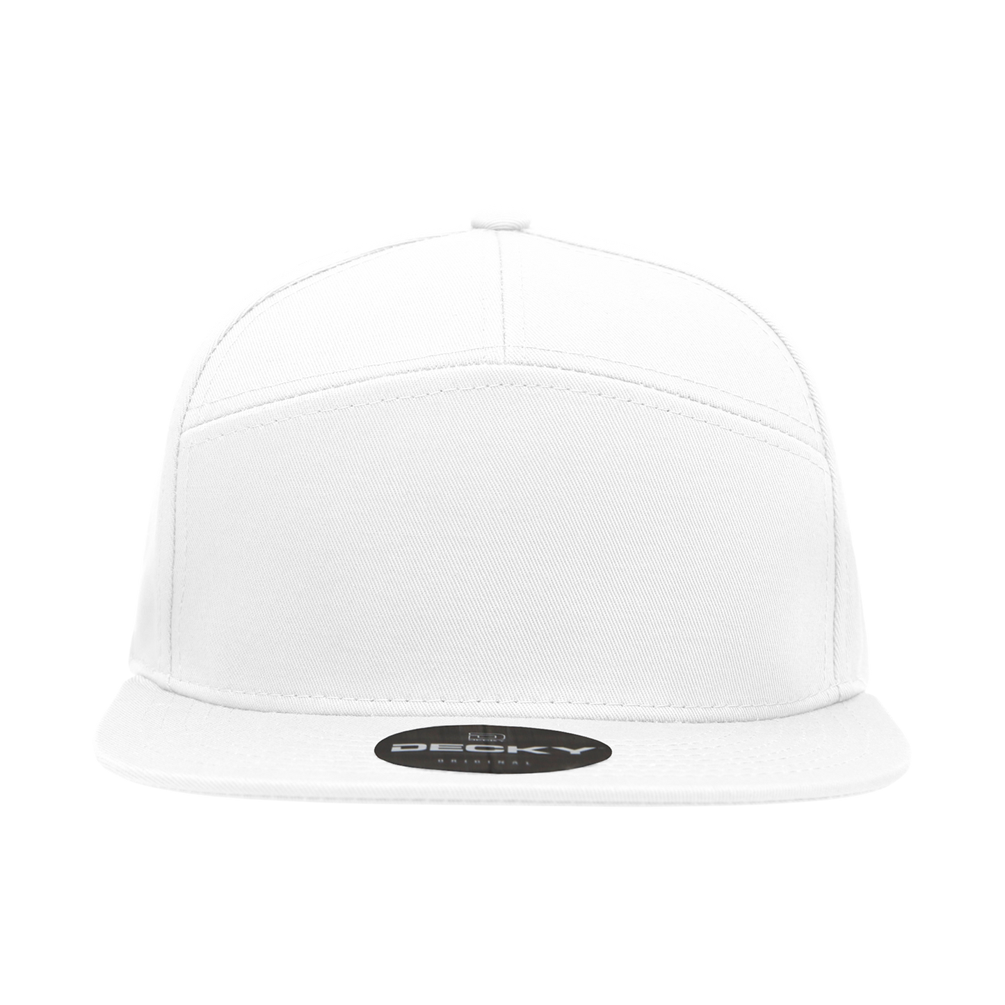 7 Panel High Profile Structured Cotton Blend Cap