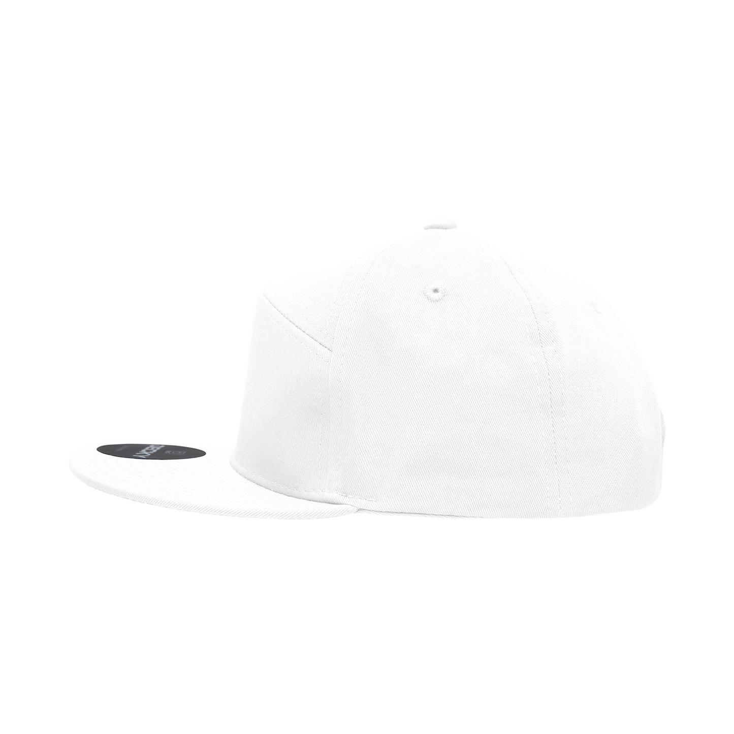 7 Panel High Profile Structured Cotton Blend Cap