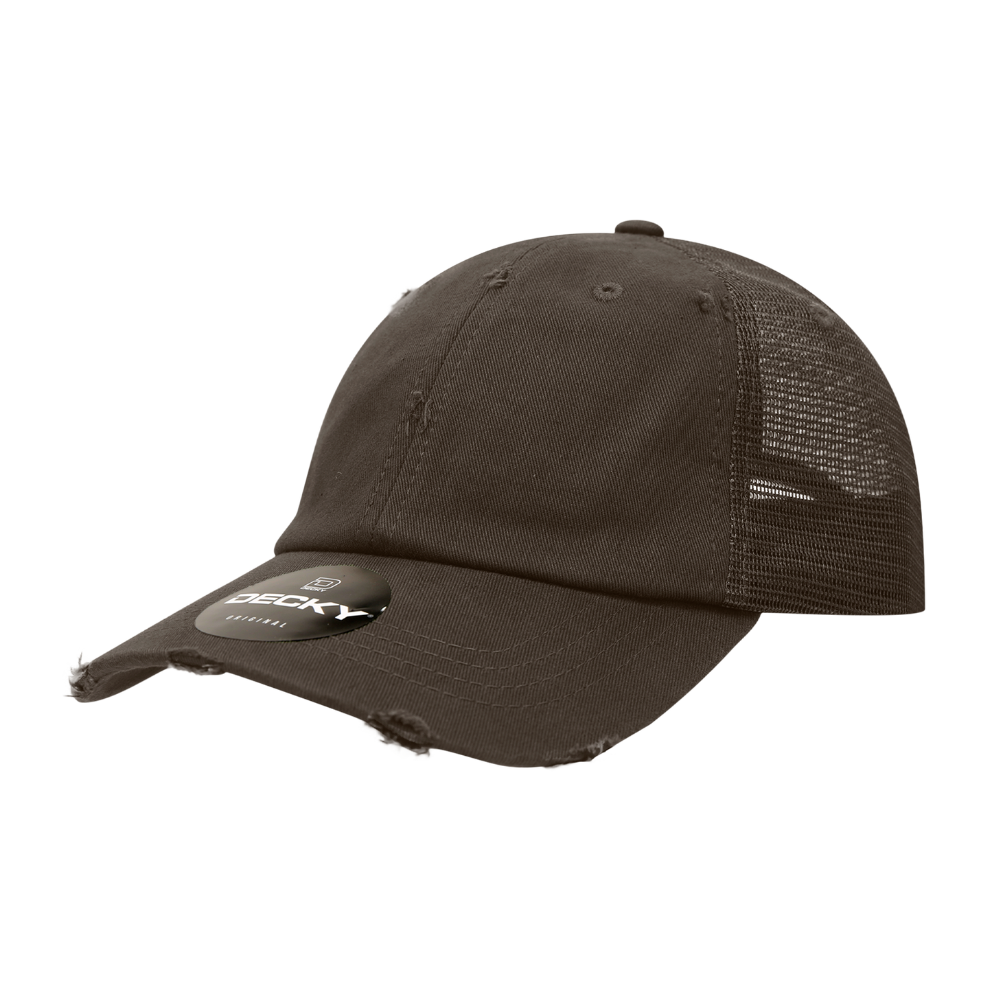 110- 6 Panel Low Profile Relaxed Vintage Trucker Cap Hat