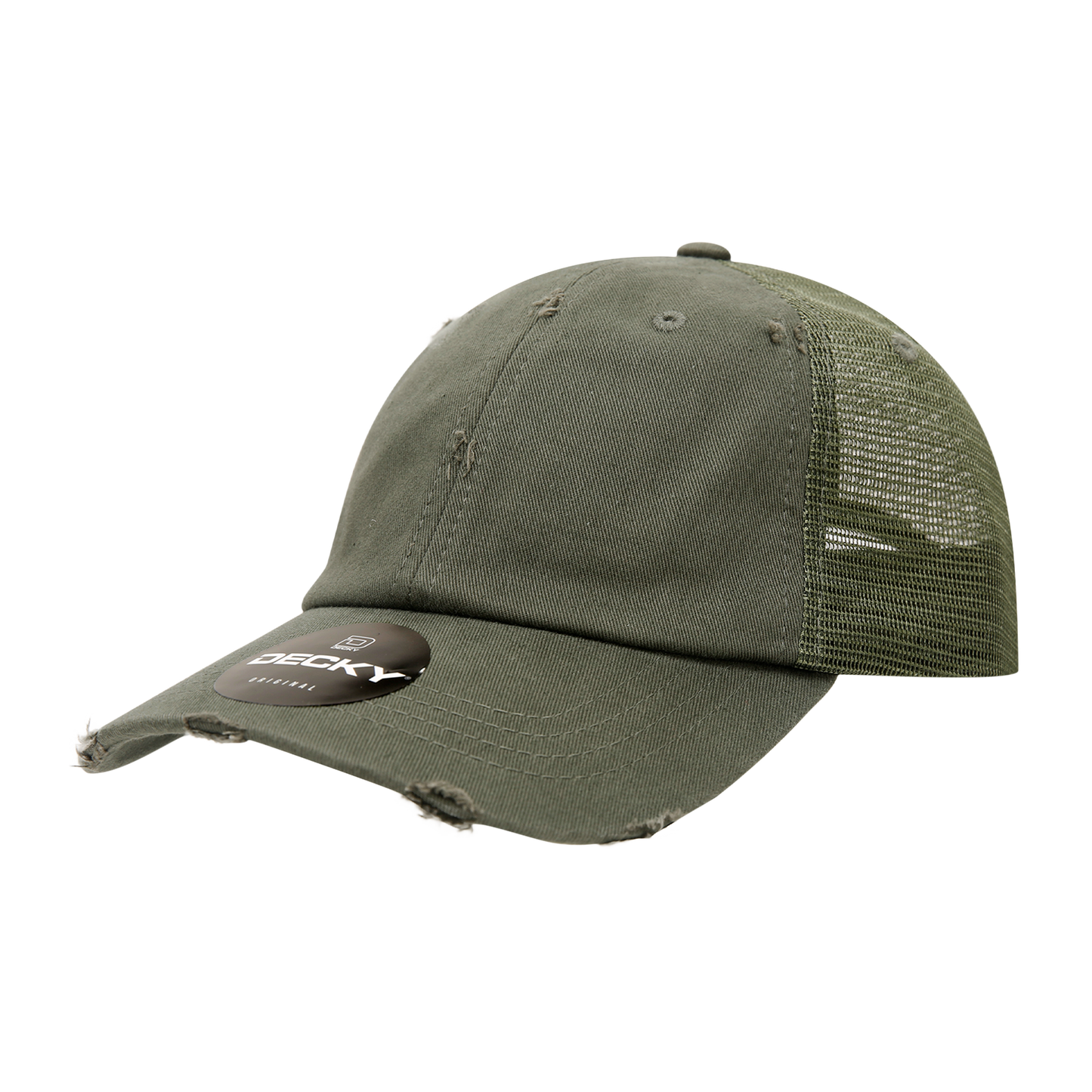 110- 6 Panel Low Profile Relaxed Vintage Trucker Cap Hat