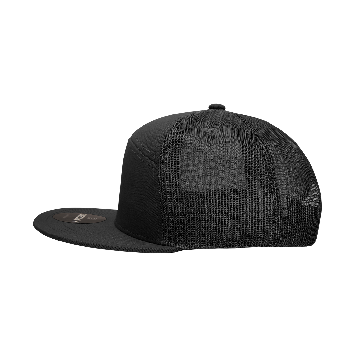 7 Panel High Profile Structured Cotton Blend Trucker