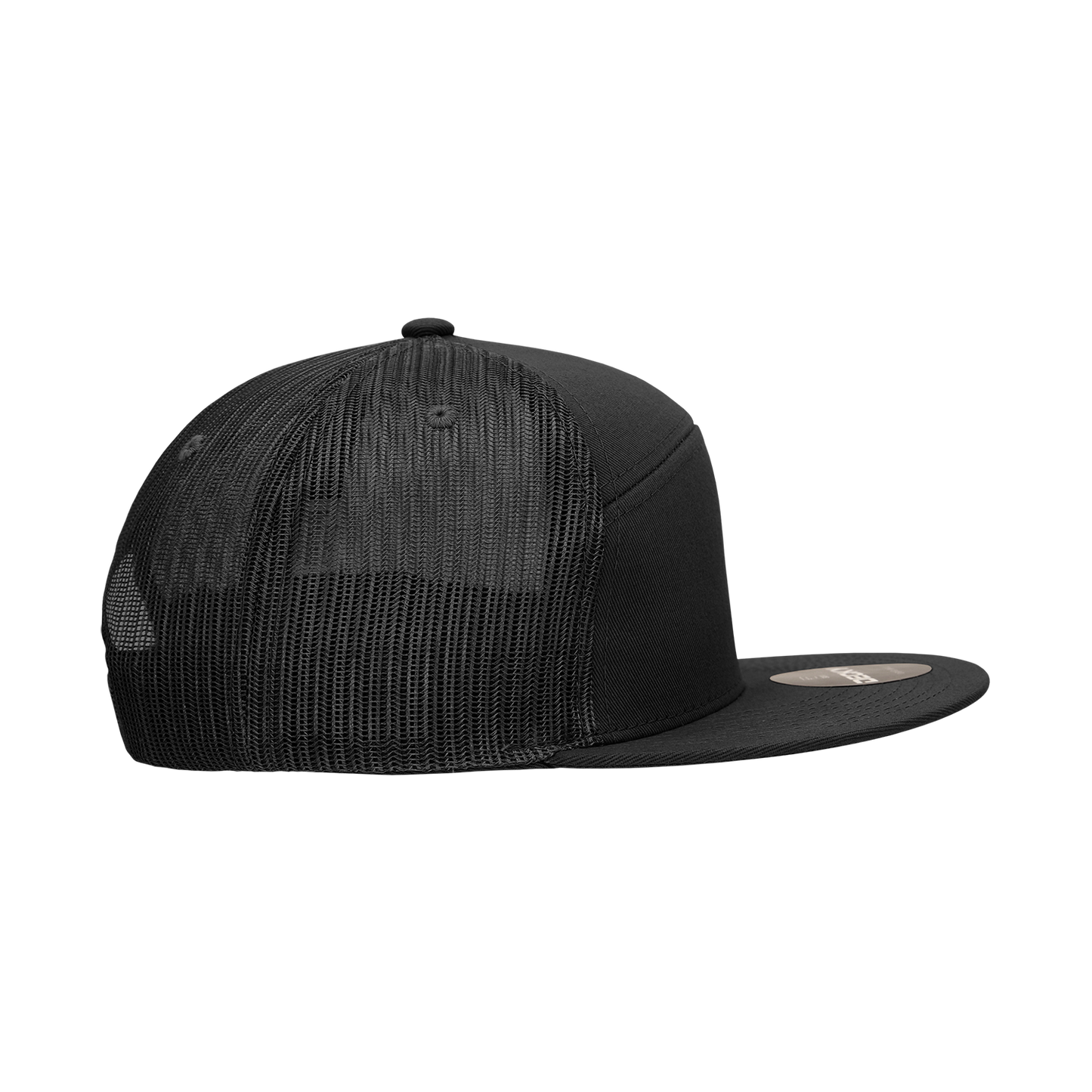 7 Panel High Profile Structured Cotton Blend Trucker