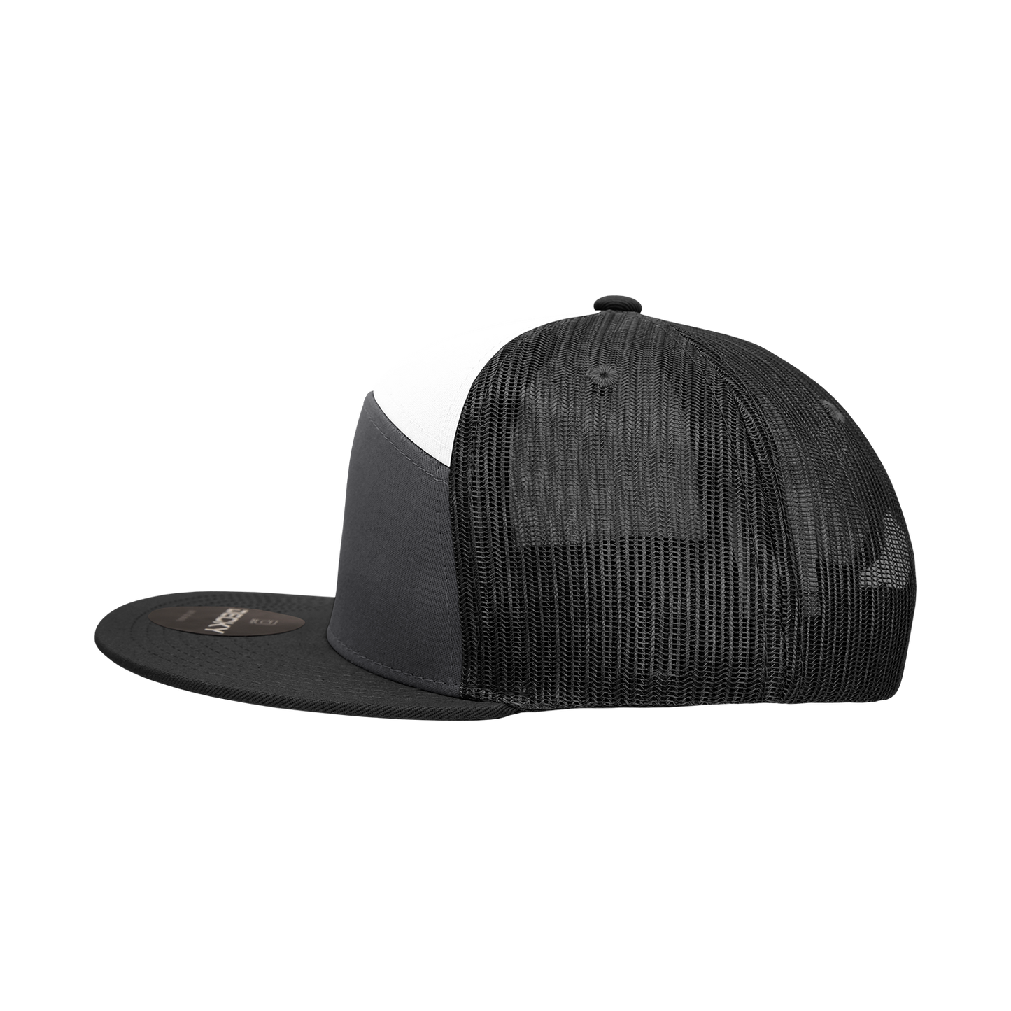 7 Panel High Profile Structured Cotton Blend Trucker