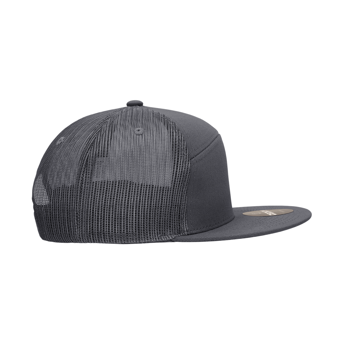 7 Panel High Profile Structured Cotton Blend Trucker