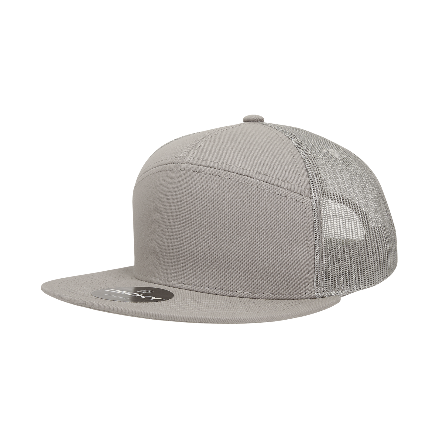 7 Panel High Profile Structured Cotton Blend Trucker