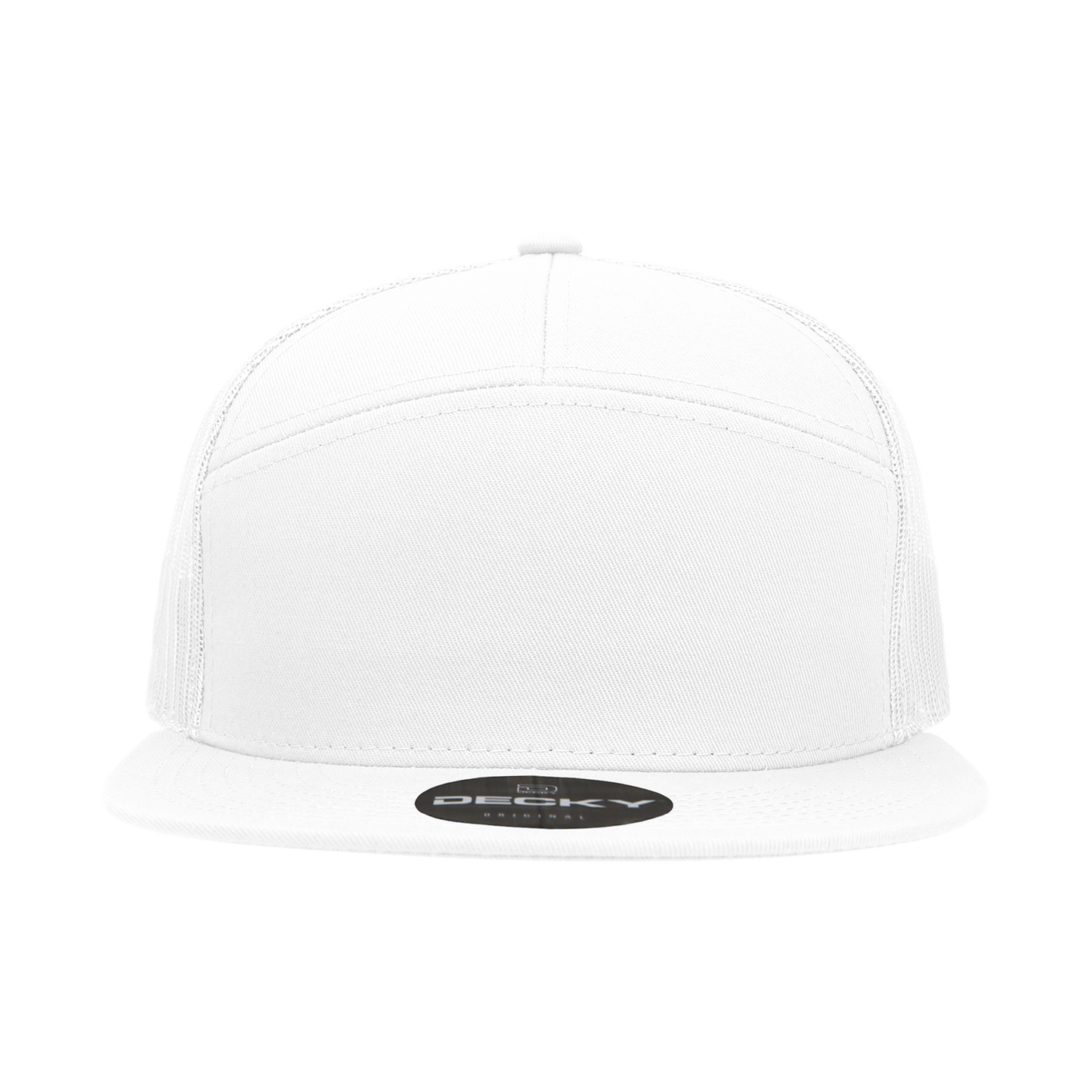 7 Panel High Profile Structured Cotton Blend Trucker