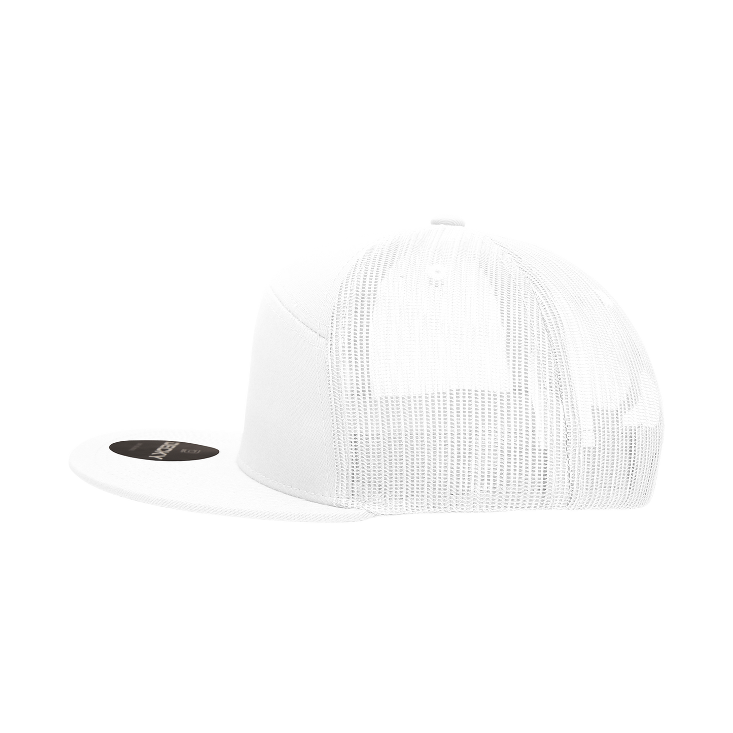 7 Panel High Profile Structured Cotton Blend Trucker