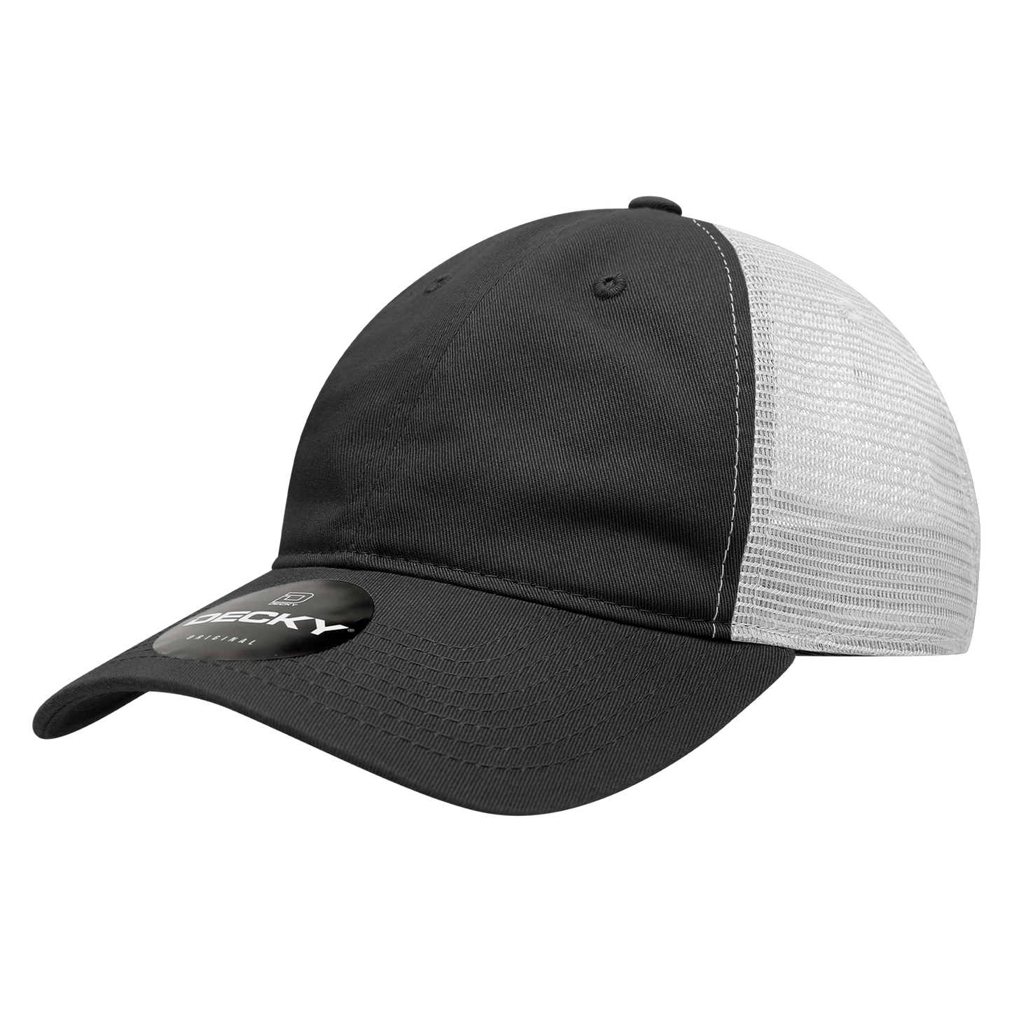 120- 6 Panel Low Profile Relaxed Cotton Trucker Cap Hat