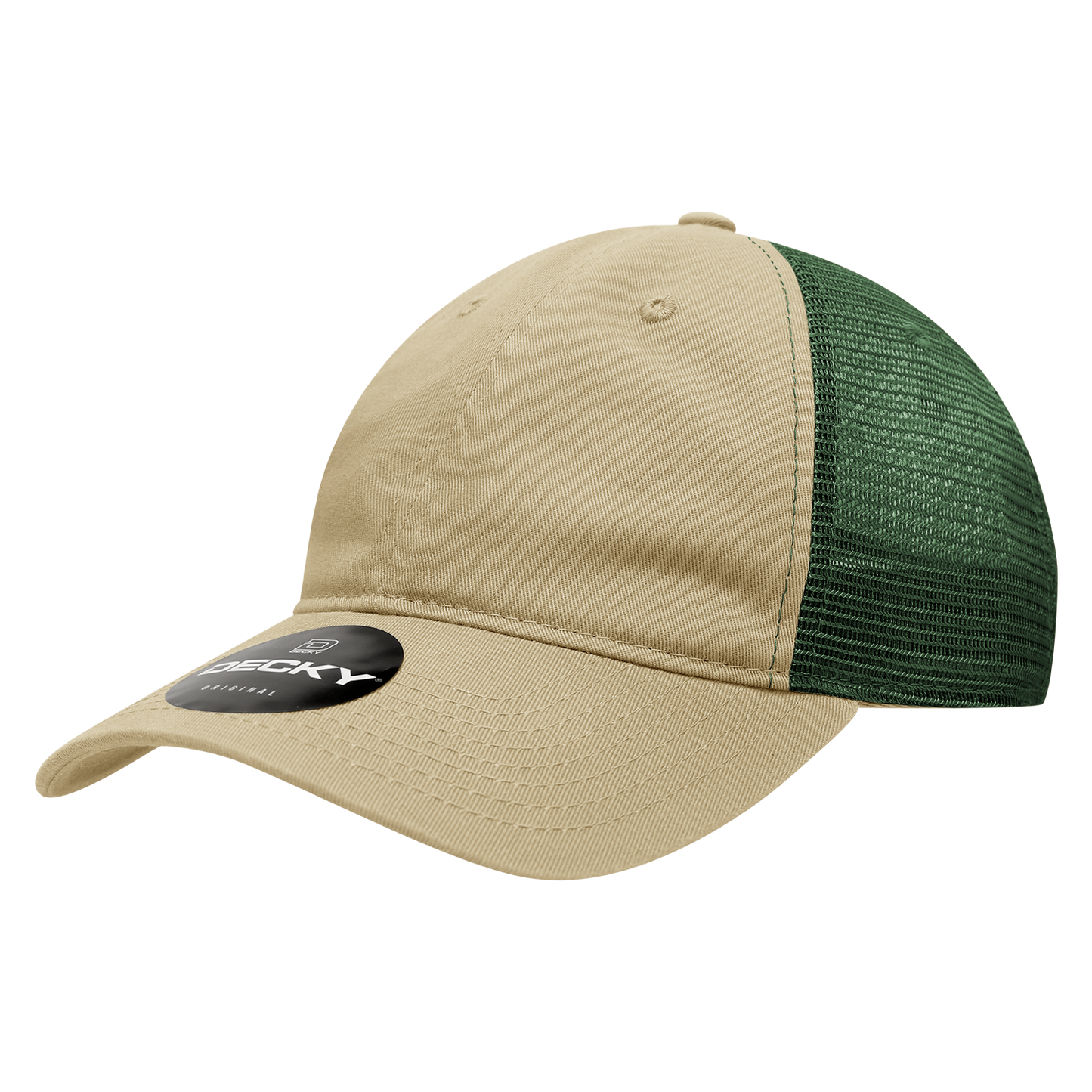 120- 6 Panel Low Profile Relaxed Cotton Trucker Cap Hat