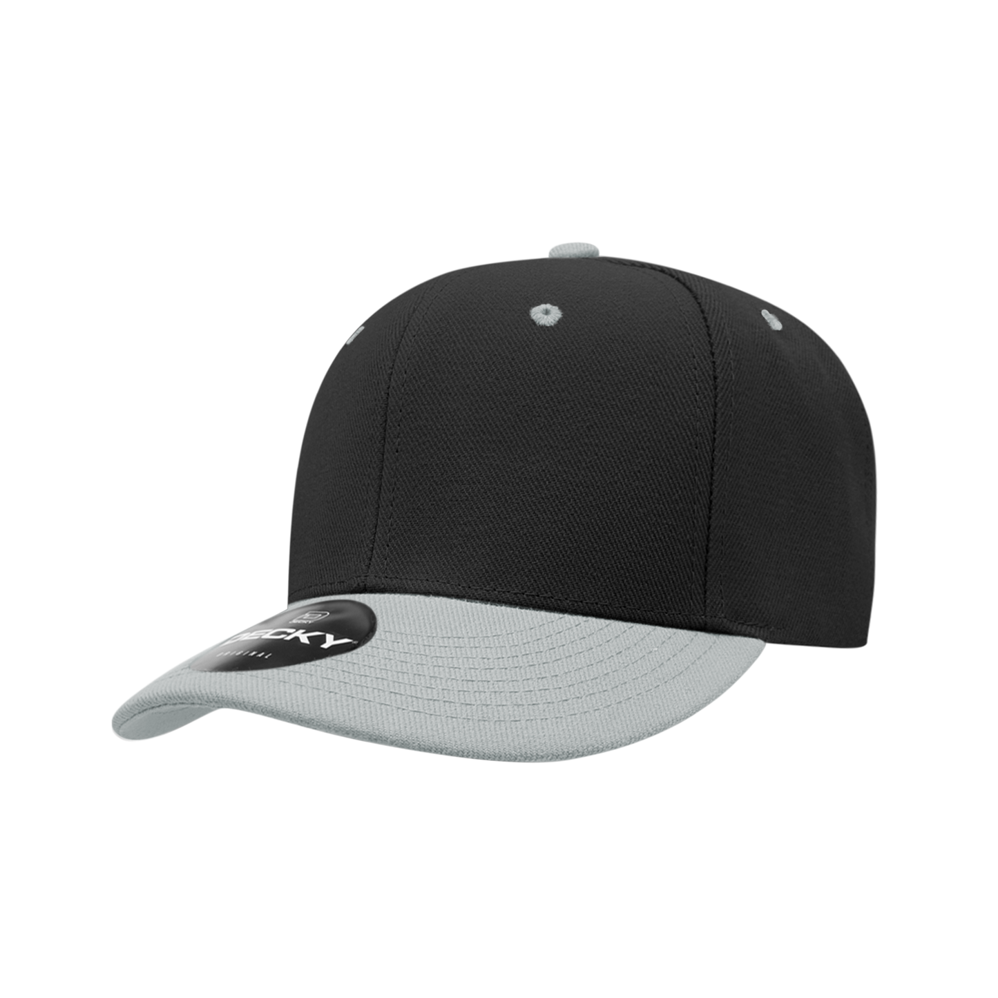 206- 6 Panel Low Profile Structured Acrylic/Polyester  Cap Hat