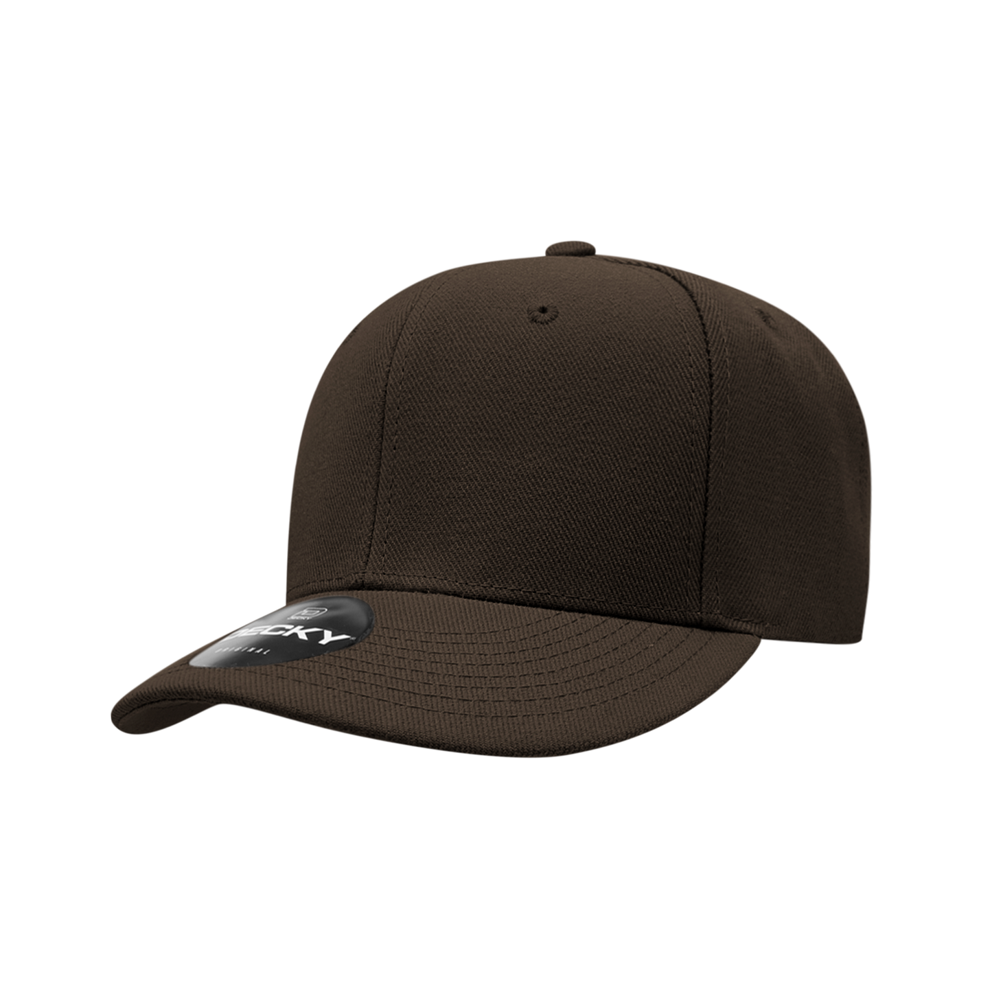 206- 6 Panel Low Profile Structured Acrylic/Polyester  Cap Hat