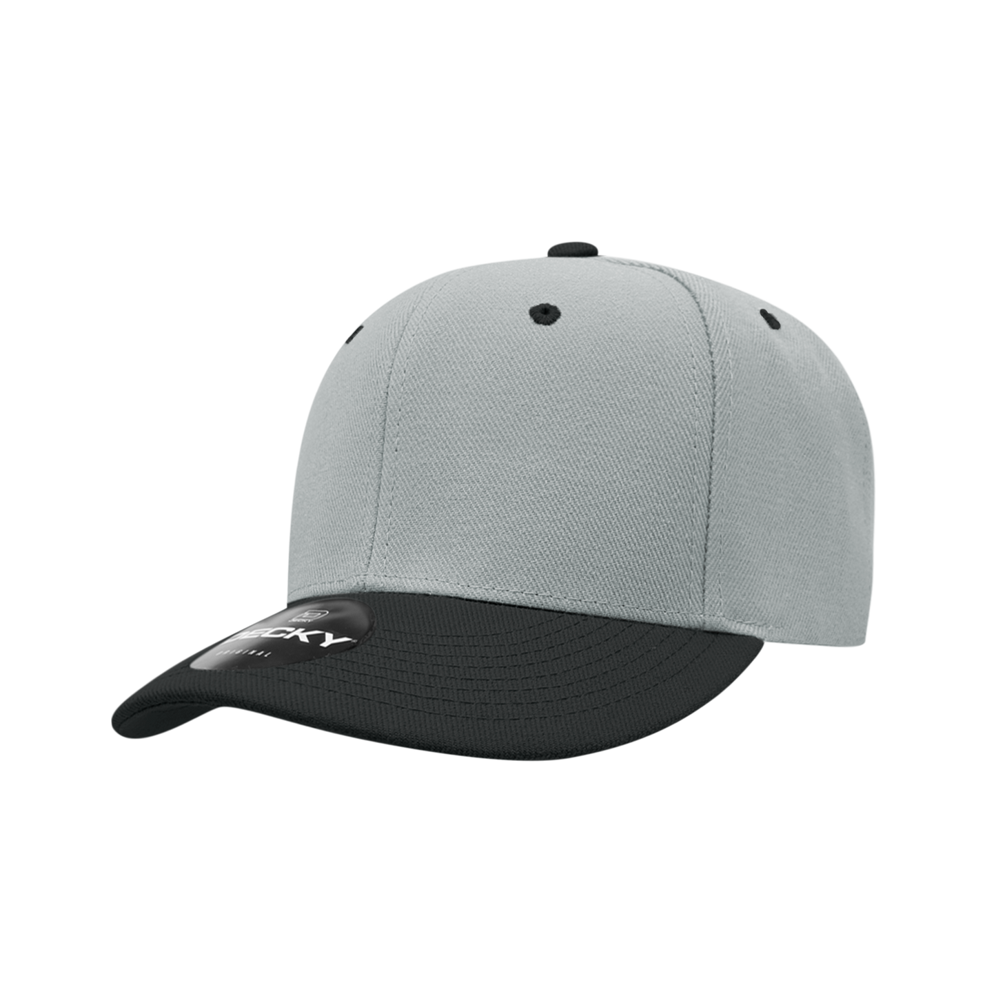 206- 6 Panel Low Profile Structured Acrylic/Polyester  Cap Hat