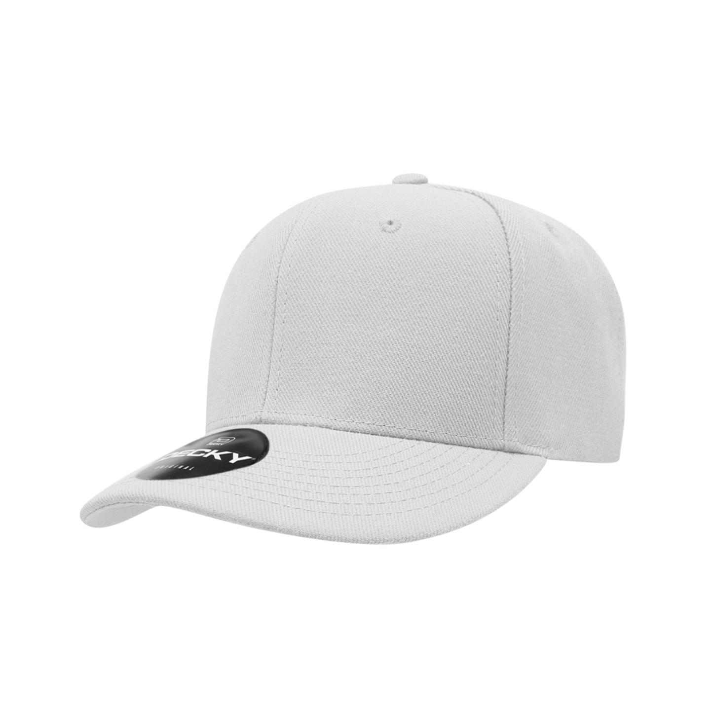 206- 6 Panel Low Profile Structured Acrylic/Polyester  Cap Hat