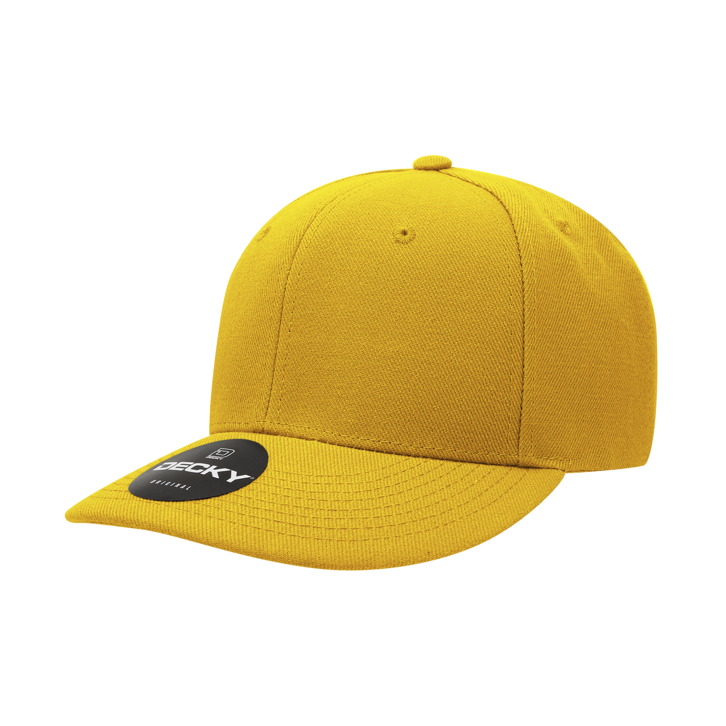 207- 6 Panel Mid Profile Structured Acrylic/Polyester Cap