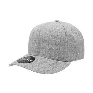 207- 6 Panel Mid Profile Structured Acrylic/Polyester Cap