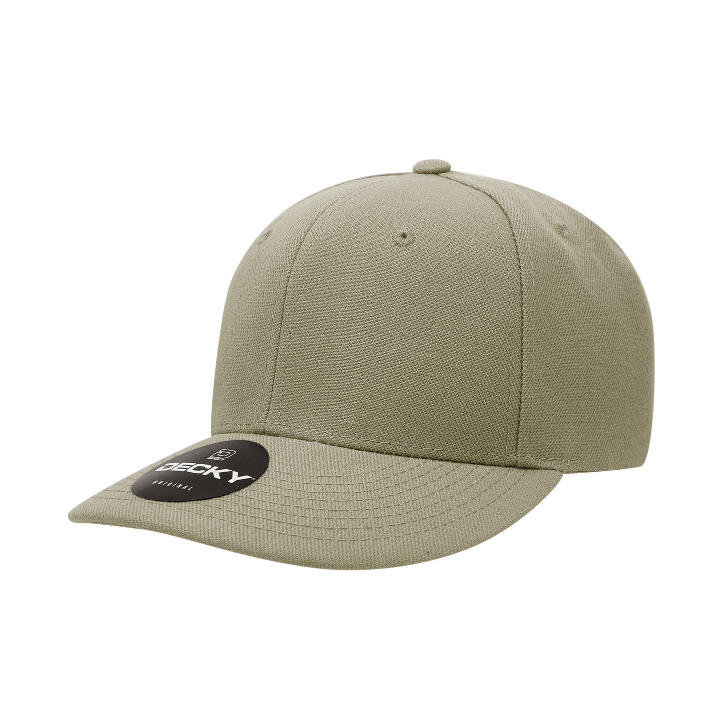 207- 6 Panel Mid Profile Structured Acrylic/Polyester Cap