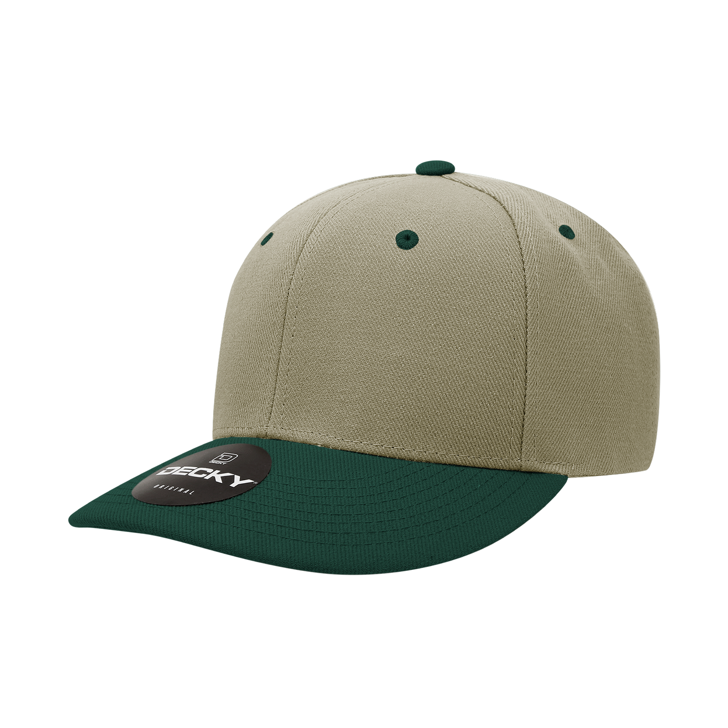 207- 6 Panel Mid Profile Structured Acrylic/Polyester Cap