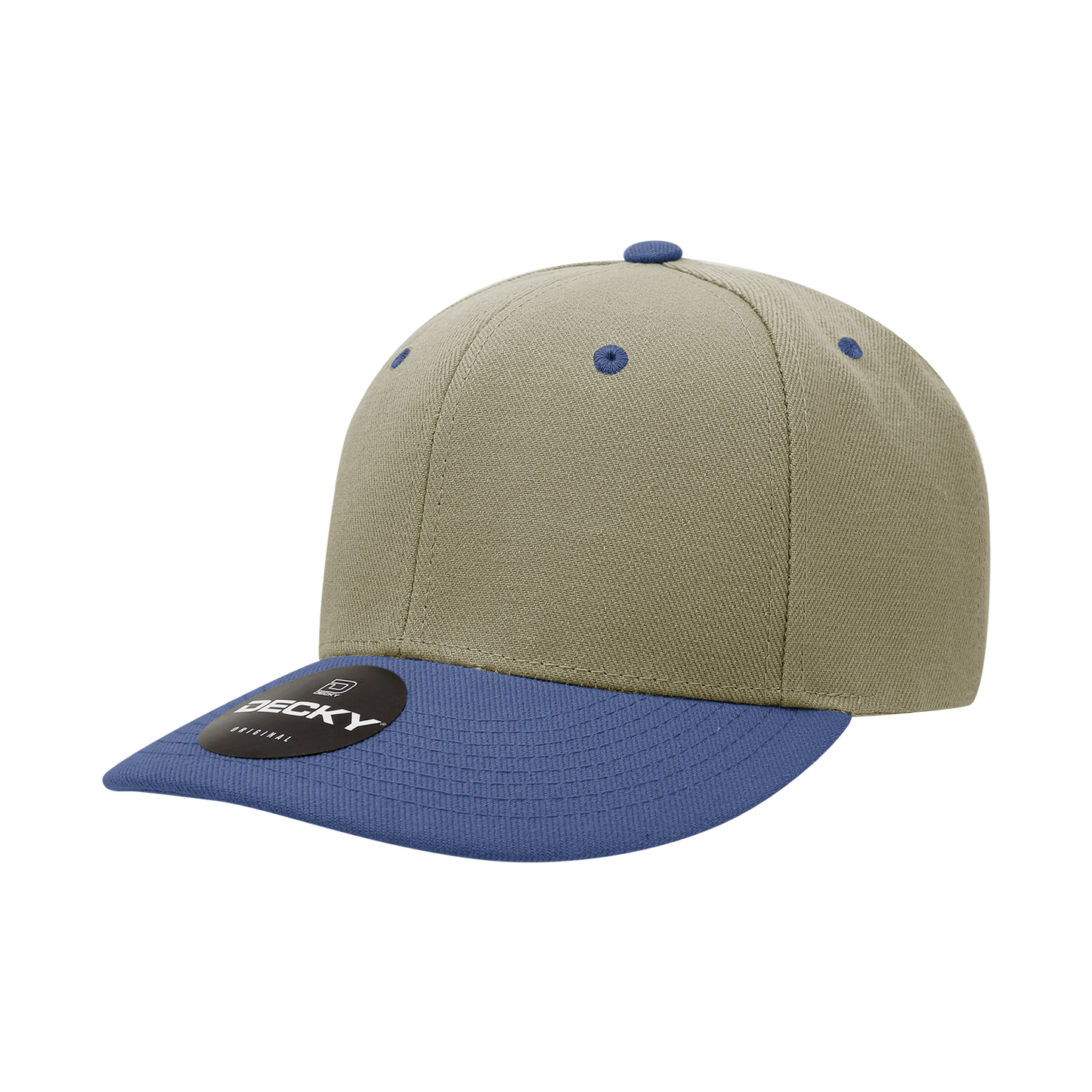 207- 6 Panel Mid Profile Structured Acrylic/Polyester Cap