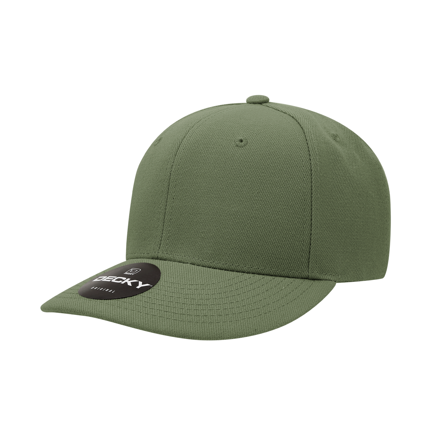 207- 6 Panel Mid Profile Structured Acrylic/Polyester Cap