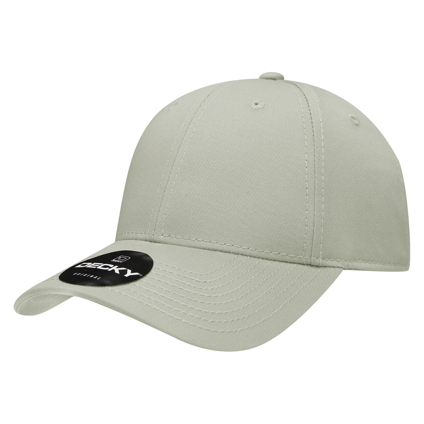 209- 6 Panel Low Profile Structured Cotton  Cap Hat