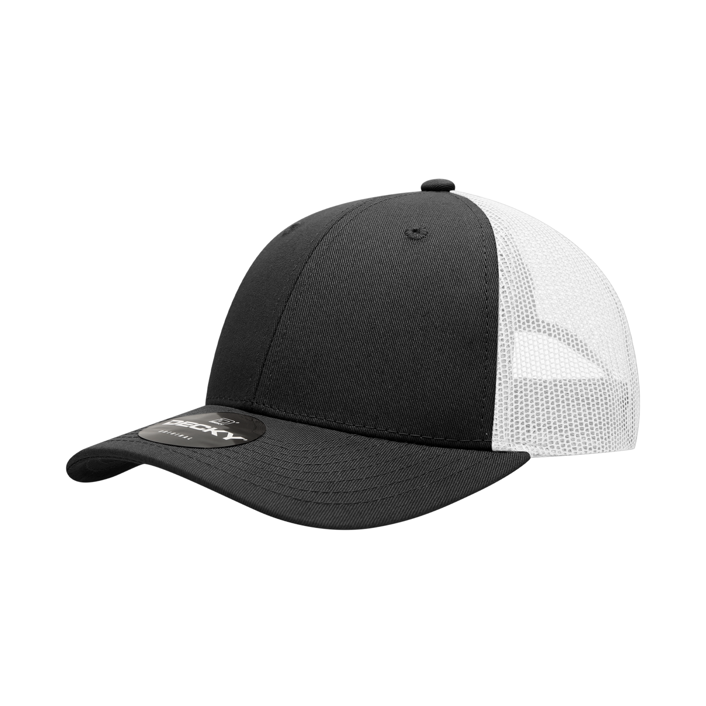 214- 6 Panel Low Profile Structured Cotton Trucker Cap Hat