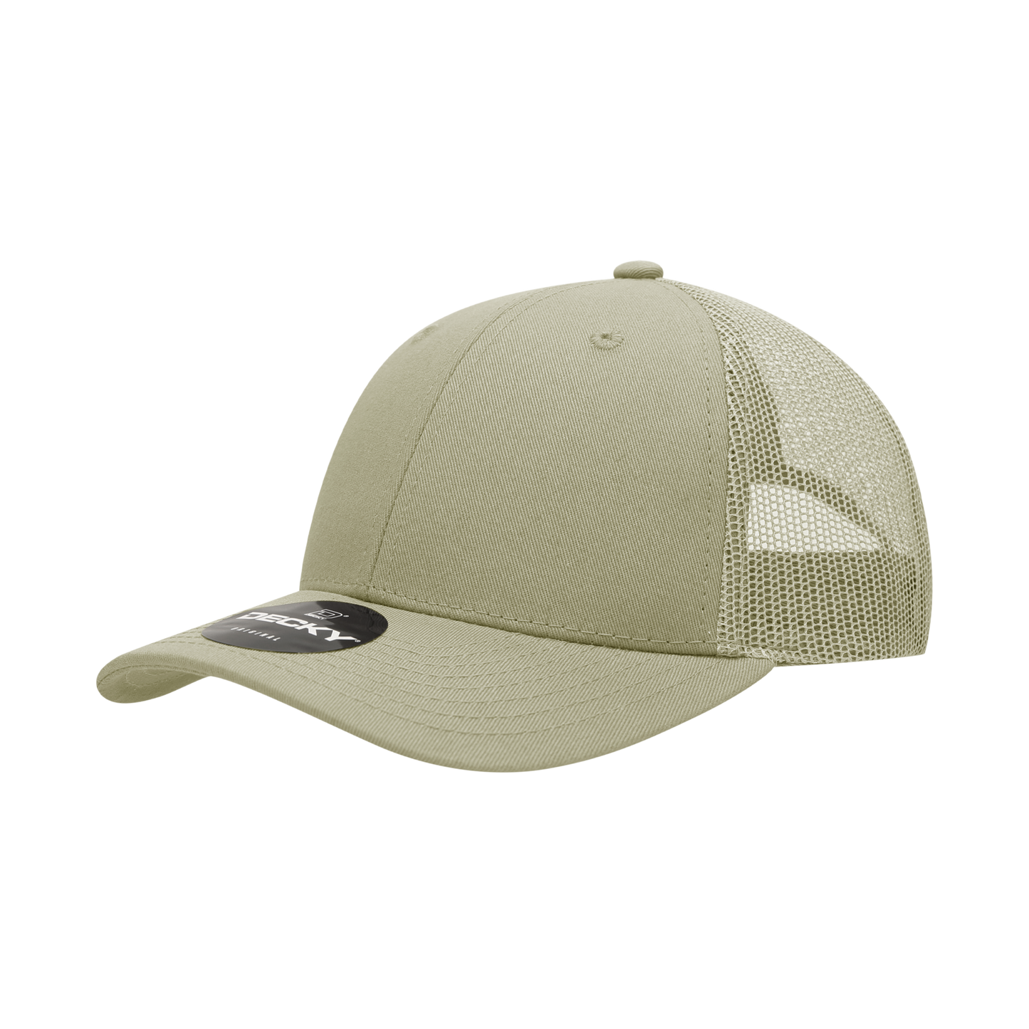 214- 6 Panel Low Profile Structured Cotton Trucker Cap Hat