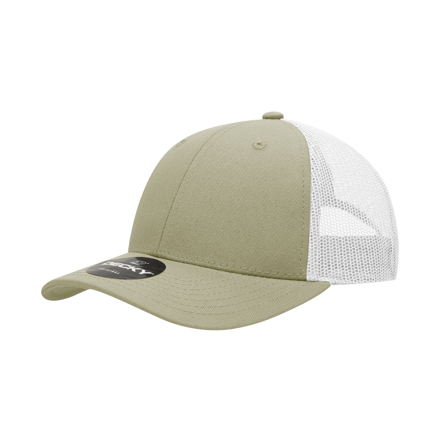 214- 6 Panel Low Profile Structured Cotton Trucker Cap Hat