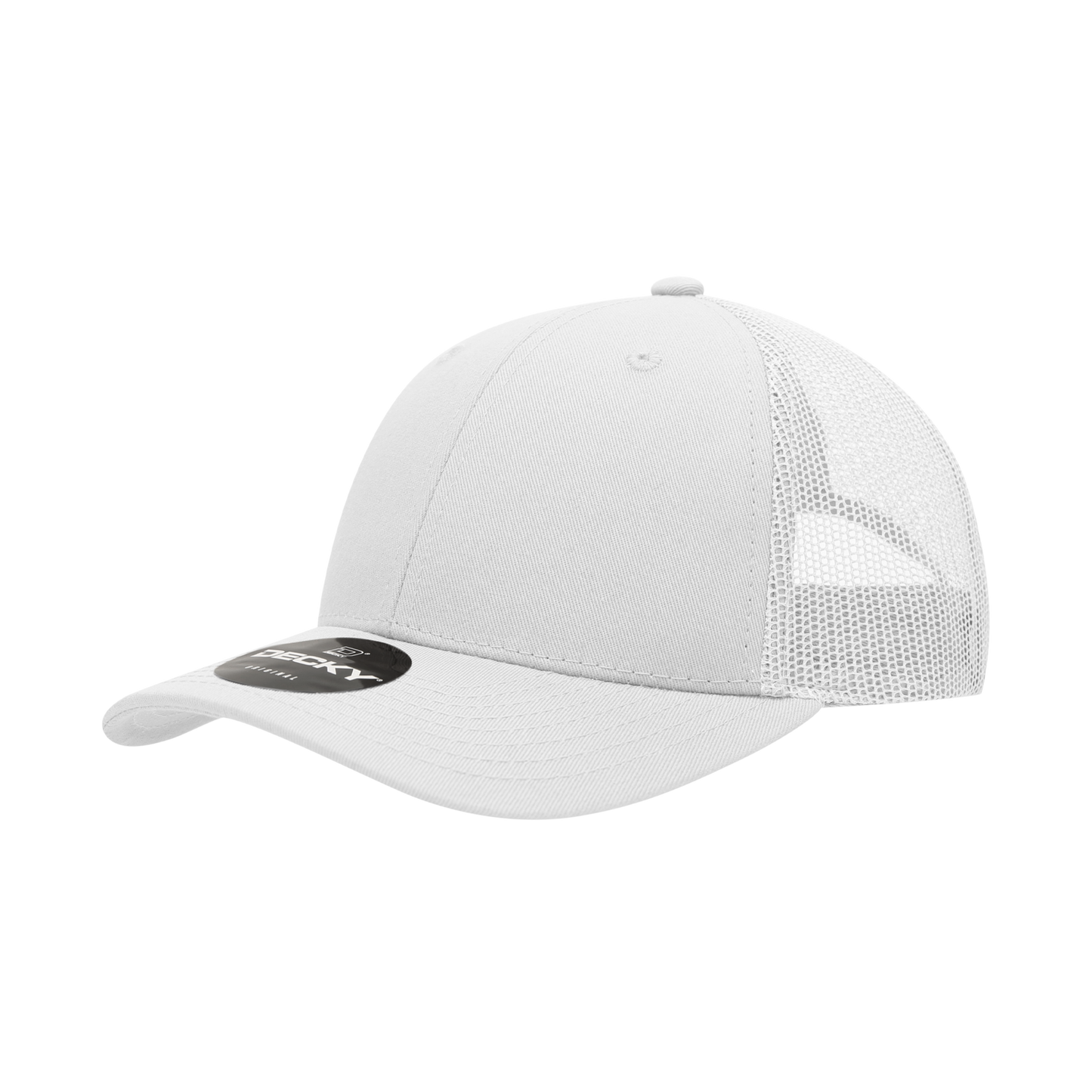 214- 6 Panel Low Profile Structured Cotton Trucker Cap Hat