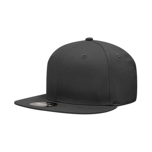 361- 6 Panel High Profile Structured Cotton Blend Snapback