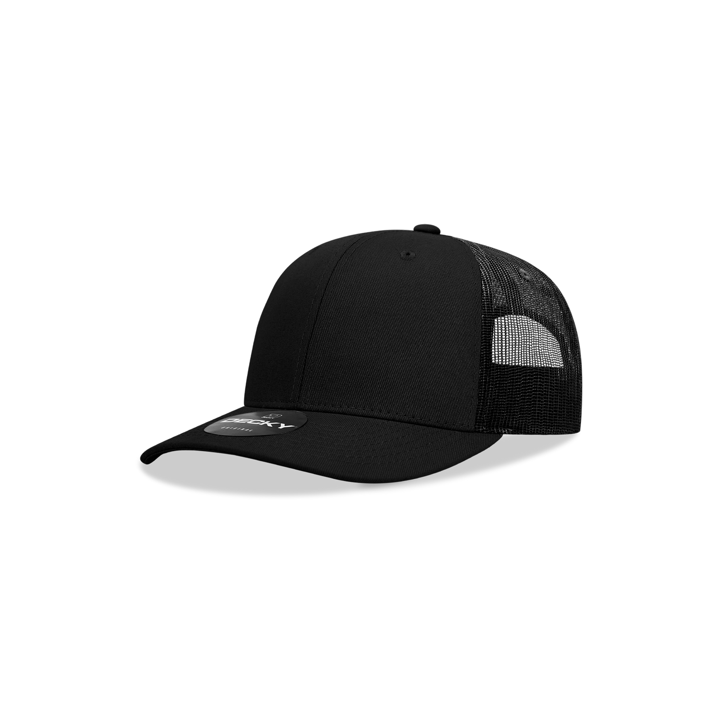 5019- Youth 6 Panel Mid Profile Structured Cotton Trucker