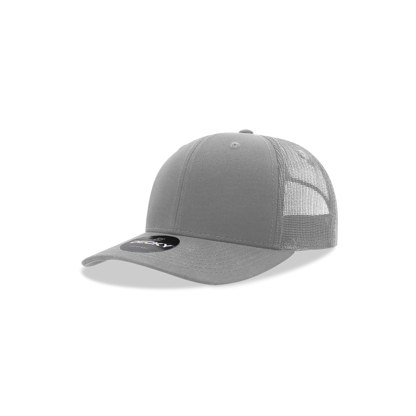 5019- Youth 6 Panel Mid Profile Structured Cotton Trucker