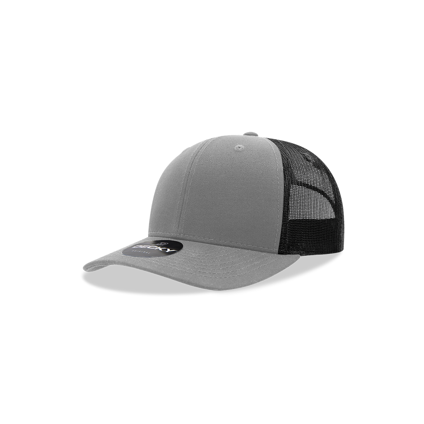 5019- Youth 6 Panel Mid Profile Structured Cotton Trucker